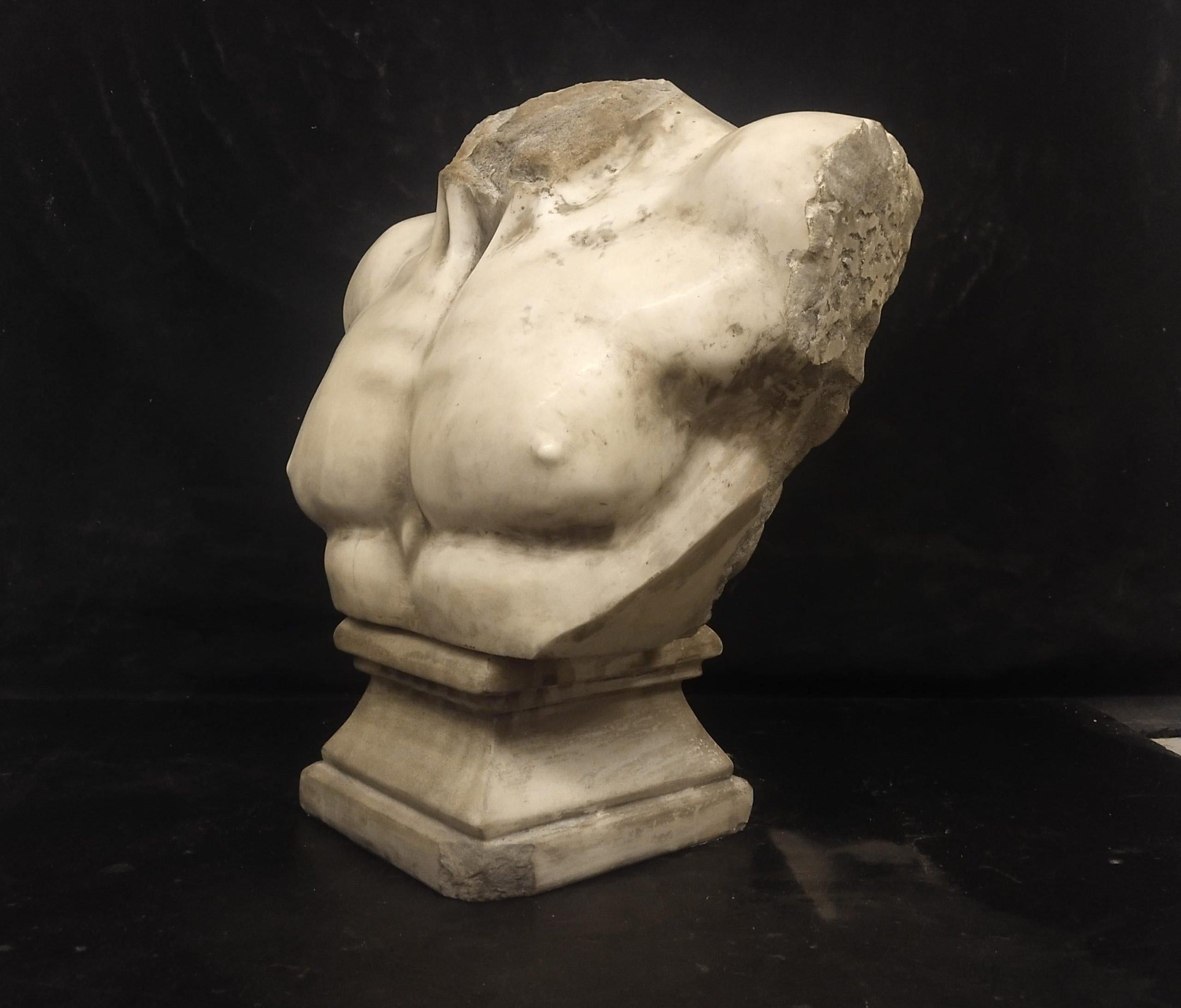 Busto acefalo in marmo bianco, FOTO AGGIUNTIVE, INFORMAZIONI SUL LOTTO E INFORMAZIONI SULLA SPEDIZIONE POSSONO ESSERE RICHIESTE INVIANDO UN'EMAIL.

Spese di spedizione indicative in Italia: 140€ e in Europa: 290€.

Tags: Busto acefalo in marmo