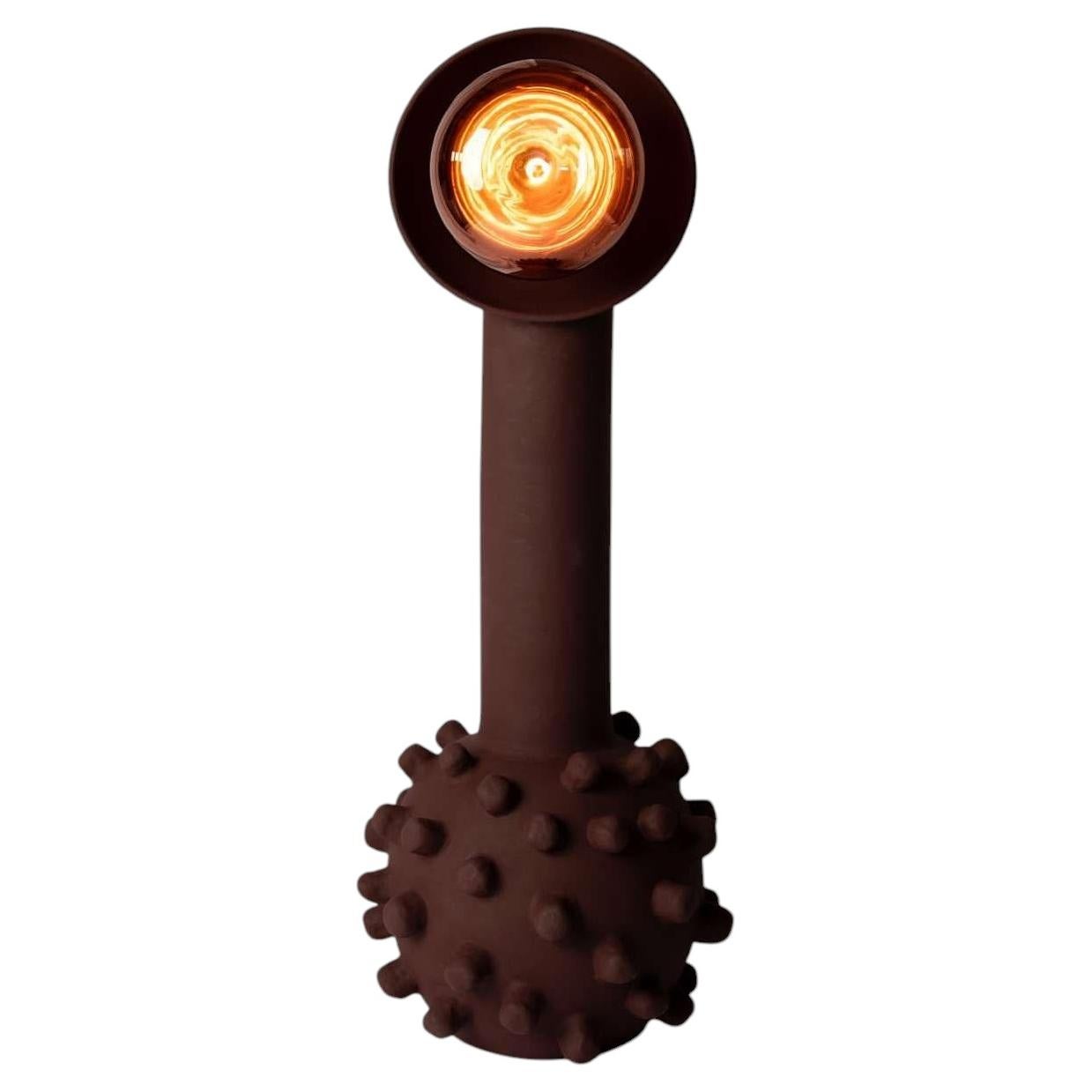 Headlight Sculptural Floor Lamp in Ceramic by Liliana Silva