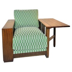 Antique Heal & Son Oak Library Chair