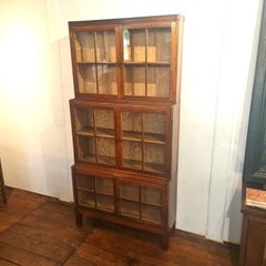 Heal & Son Dreifaches glasiertes Bücherregal mit Glasur