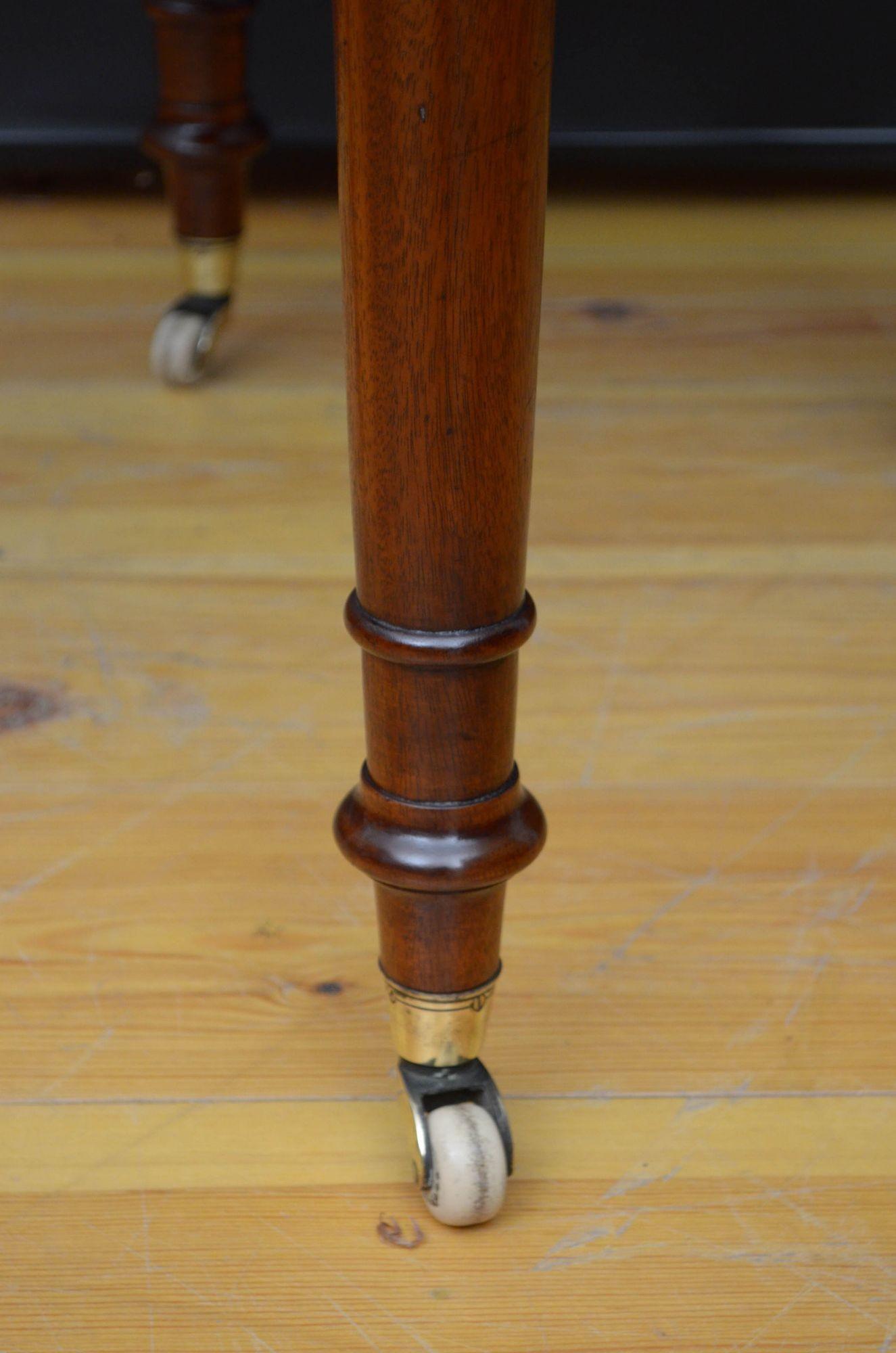 Heal & Son Table victorienne à abattant en acajou vers 1850 en vente 3