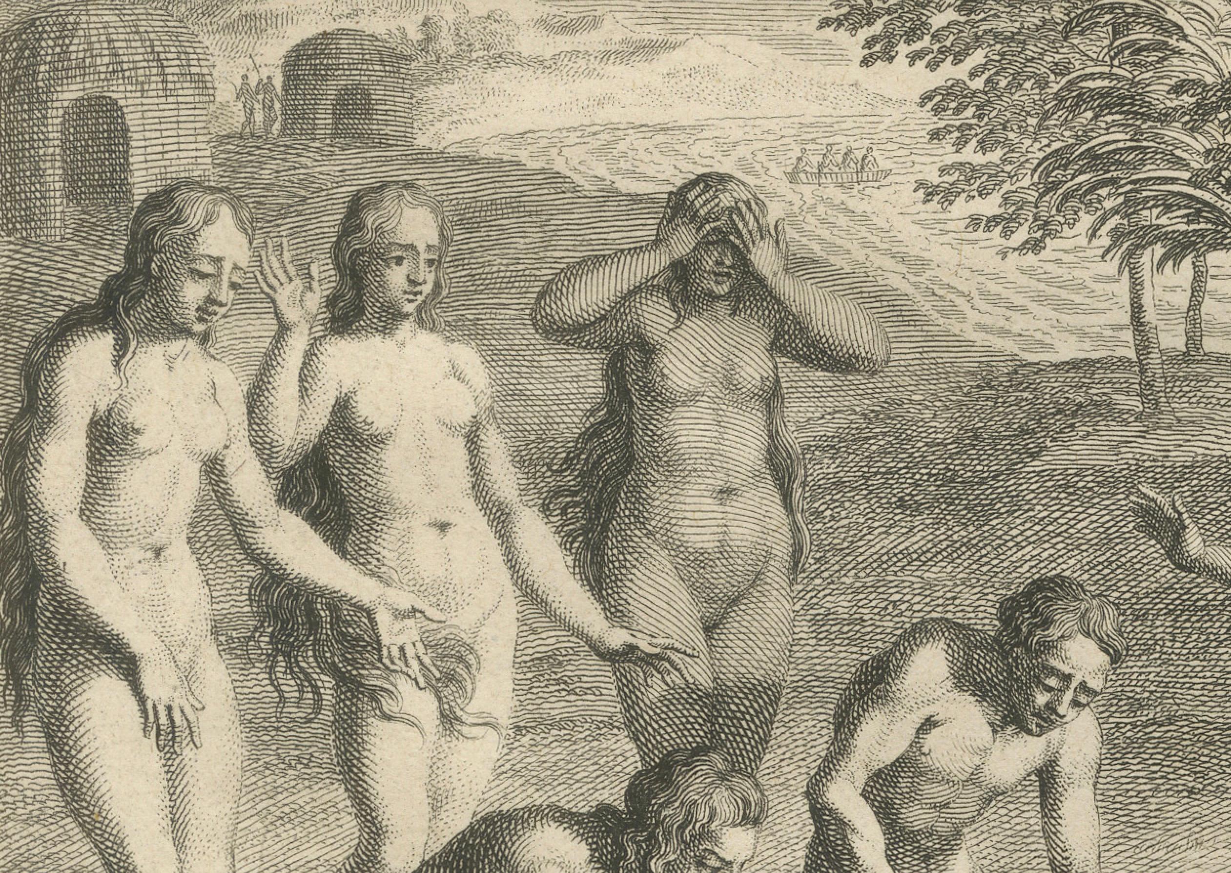 Título: Rituales curativos y funerarios de los indígenas paria, imaginados en 1734

Descripción: Este llamativo grabado en cobre, publicado en 1734 en la obra de Bernard Picart Cérémonies et Coutumes Religieuses de tous les Peuples du Monde, ofrece