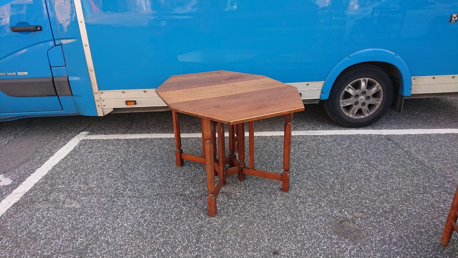 octagon dining table with leaf