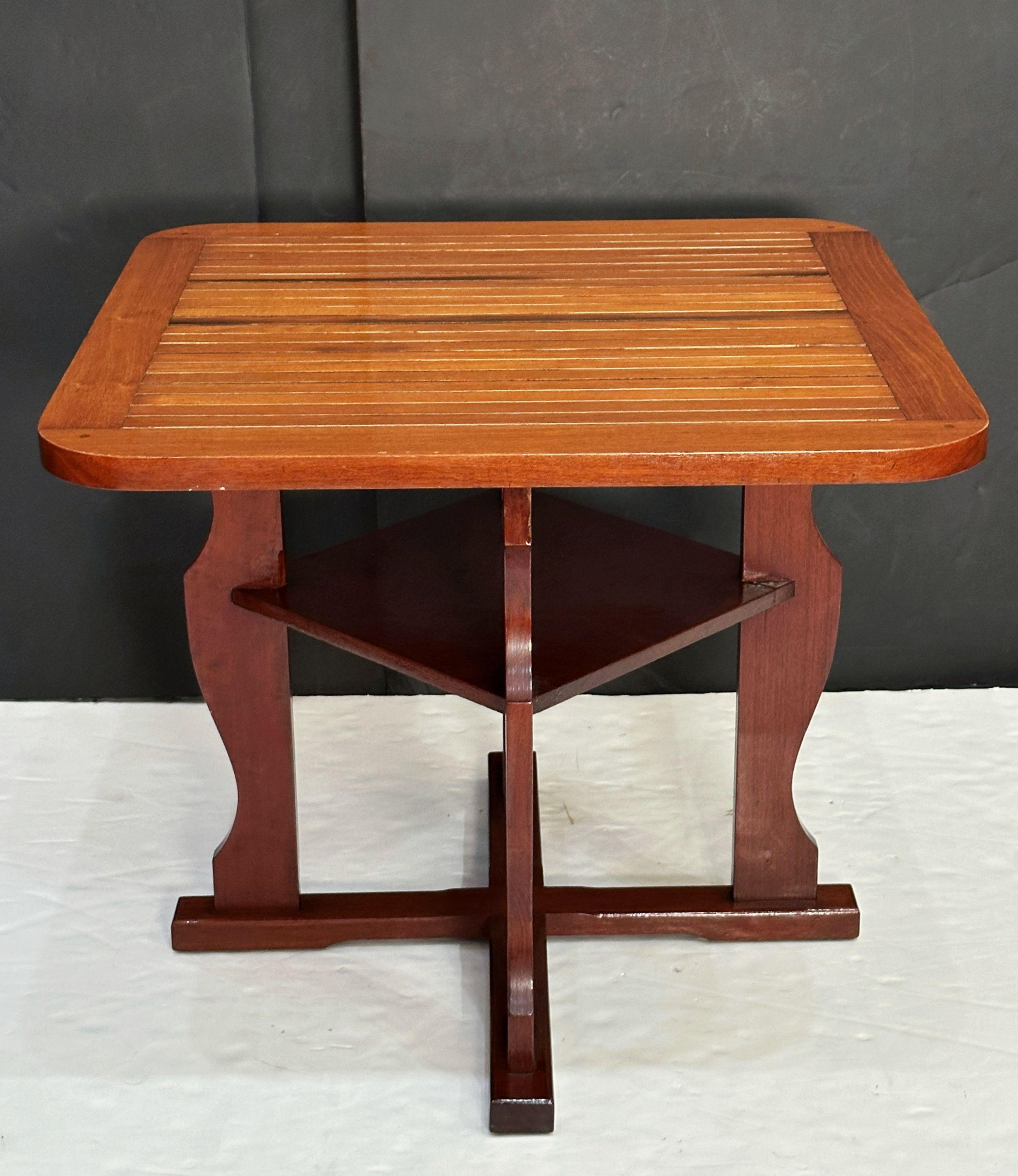 Wood Heal's Card Table and Chairs Set from England, c.1930 For Sale
