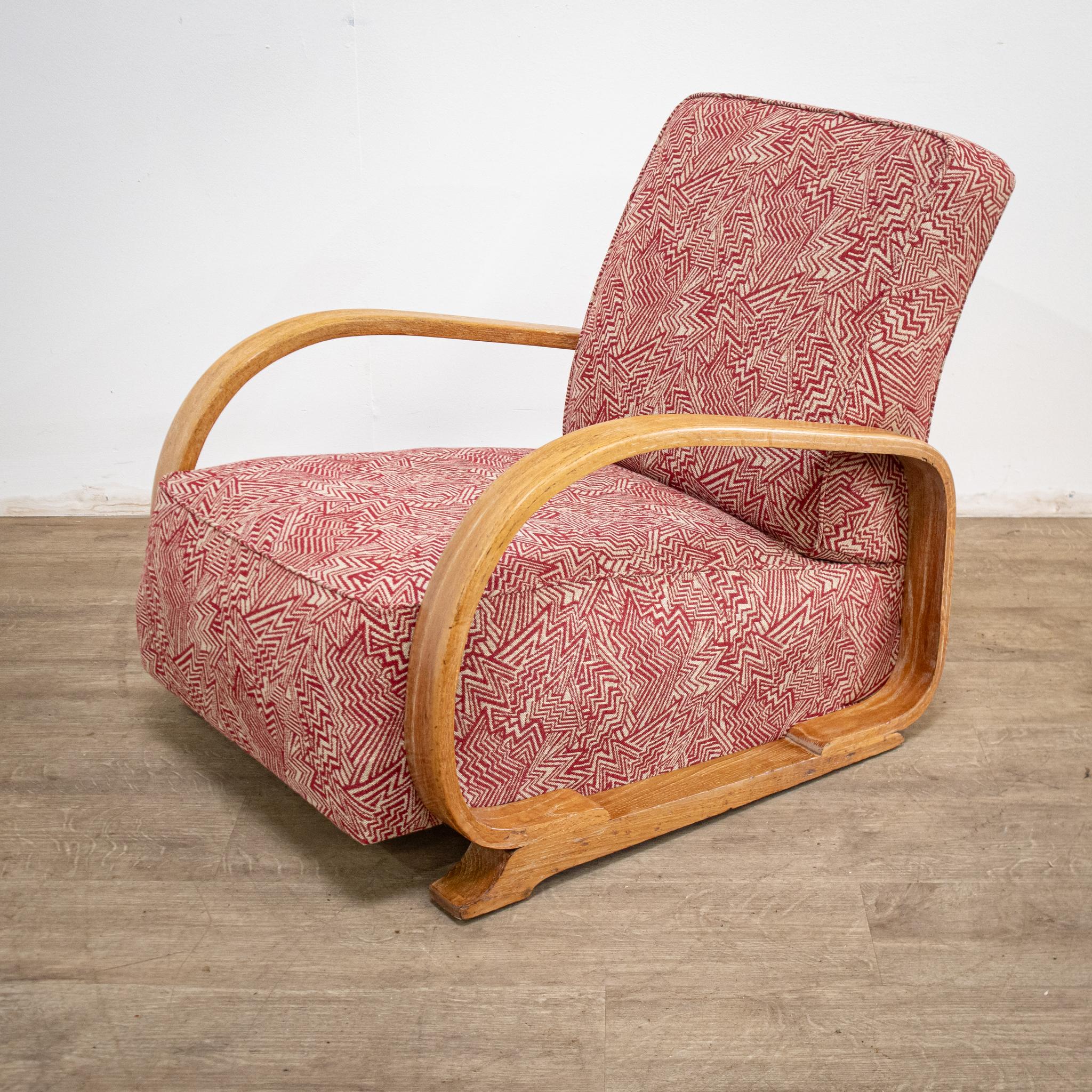 English Heals Limed Oak Armchair For Sale