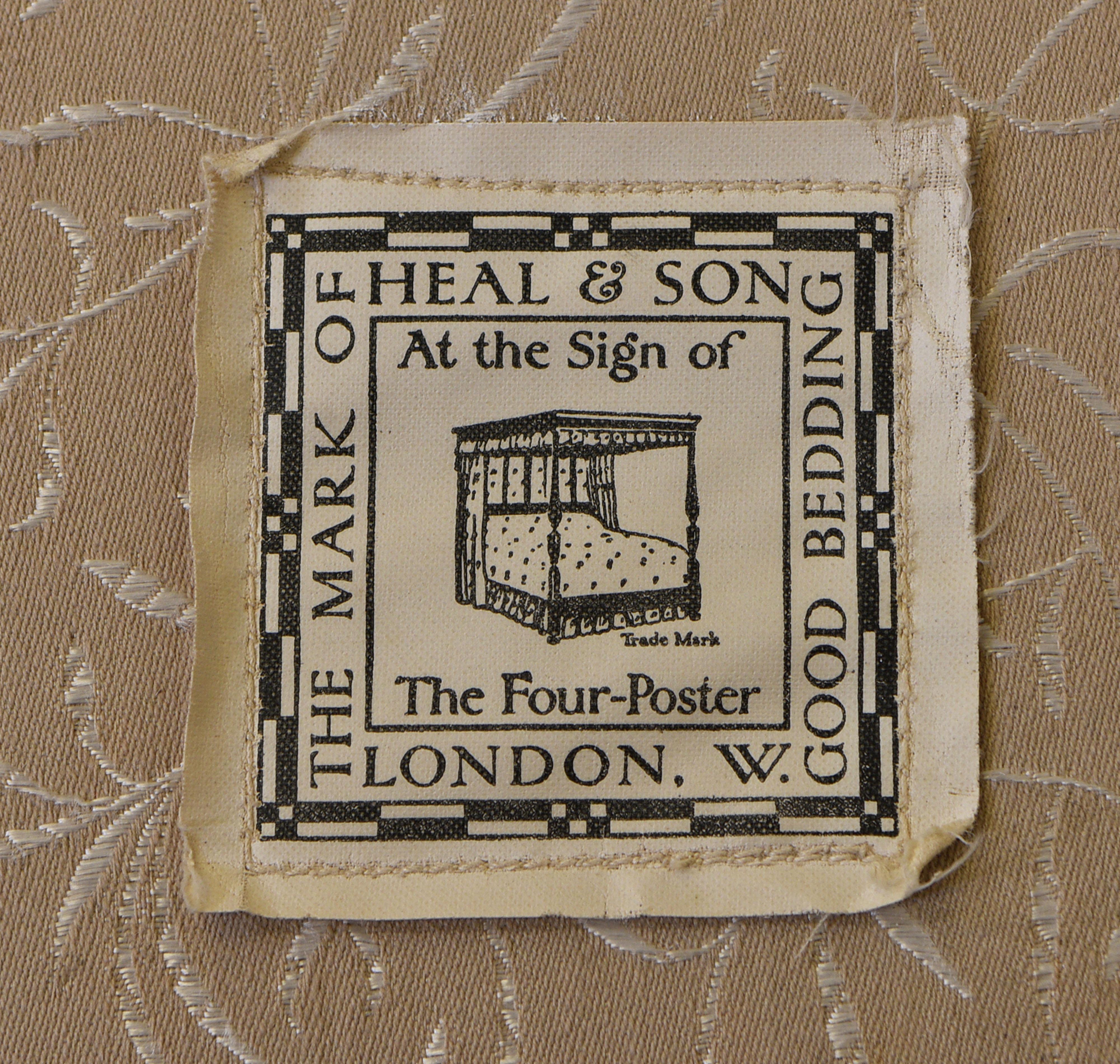 Heals Limed Oak Single Bed, Circa 1930s 1