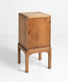 Heals Oak Bedside Cabinet, England, circa 1930