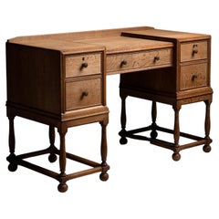 Heals Oak Desk, England, circa 1920