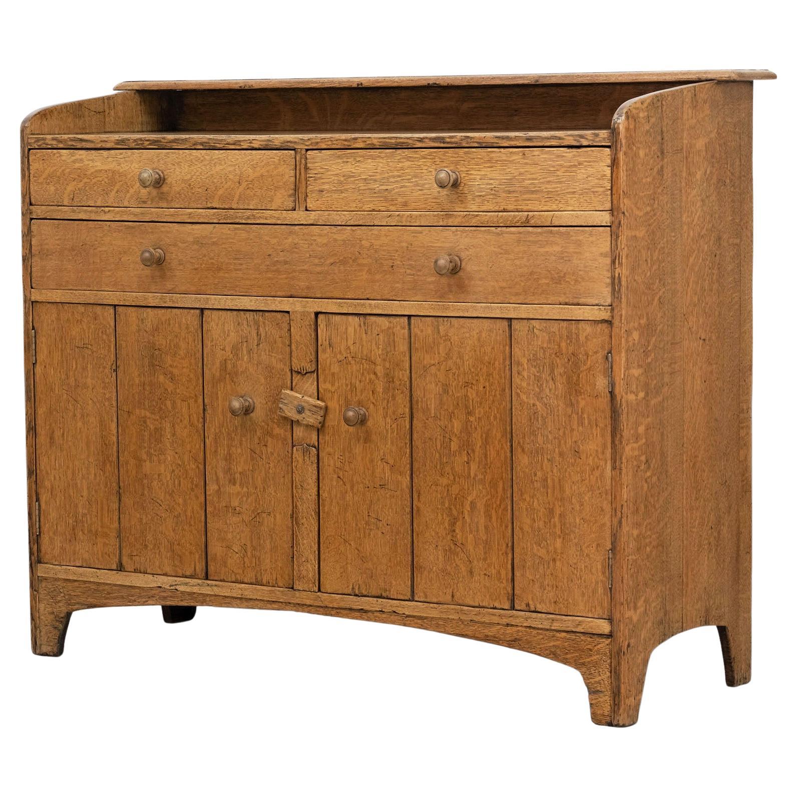 Heals Oak Letchworth Dresser Designed By Sir Ambrose Heal