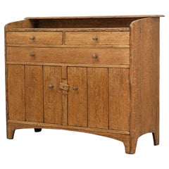 Antique Heals Oak Letchworth Dresser Designed By Sir Ambrose Heal