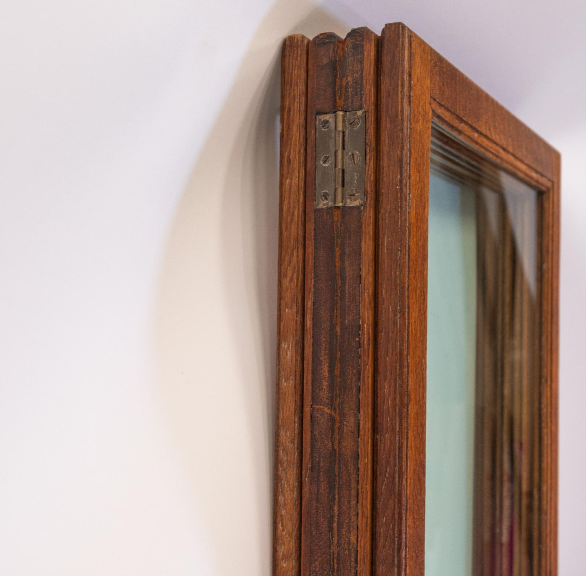 Paravento in rovere sbiancato di Heals Of London in stile Cotswold School 1920s in vendita 9