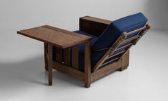 Heals of London Oak Reading Armchair