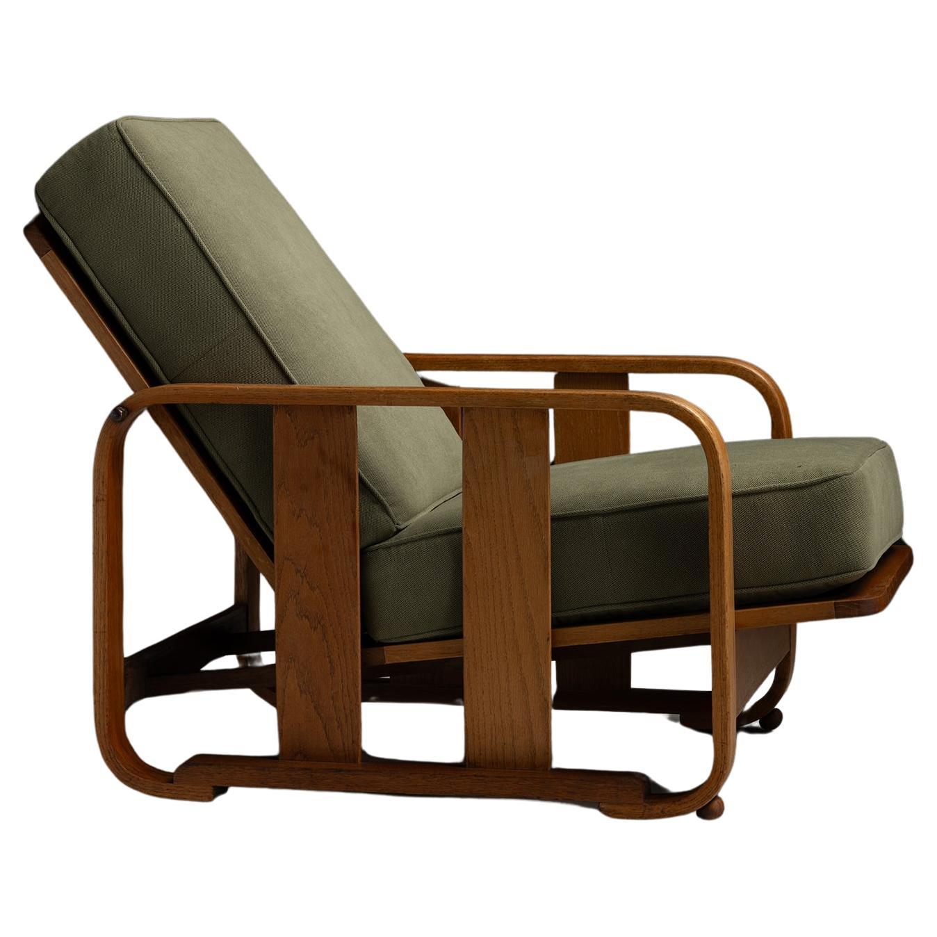 Heals Reclining Lounge Chair For Sale