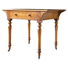 heal desk Antique Heals Satin Birch Writing Desk