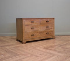 Heals Style Limed Oak Chest of Drawers, 1930s