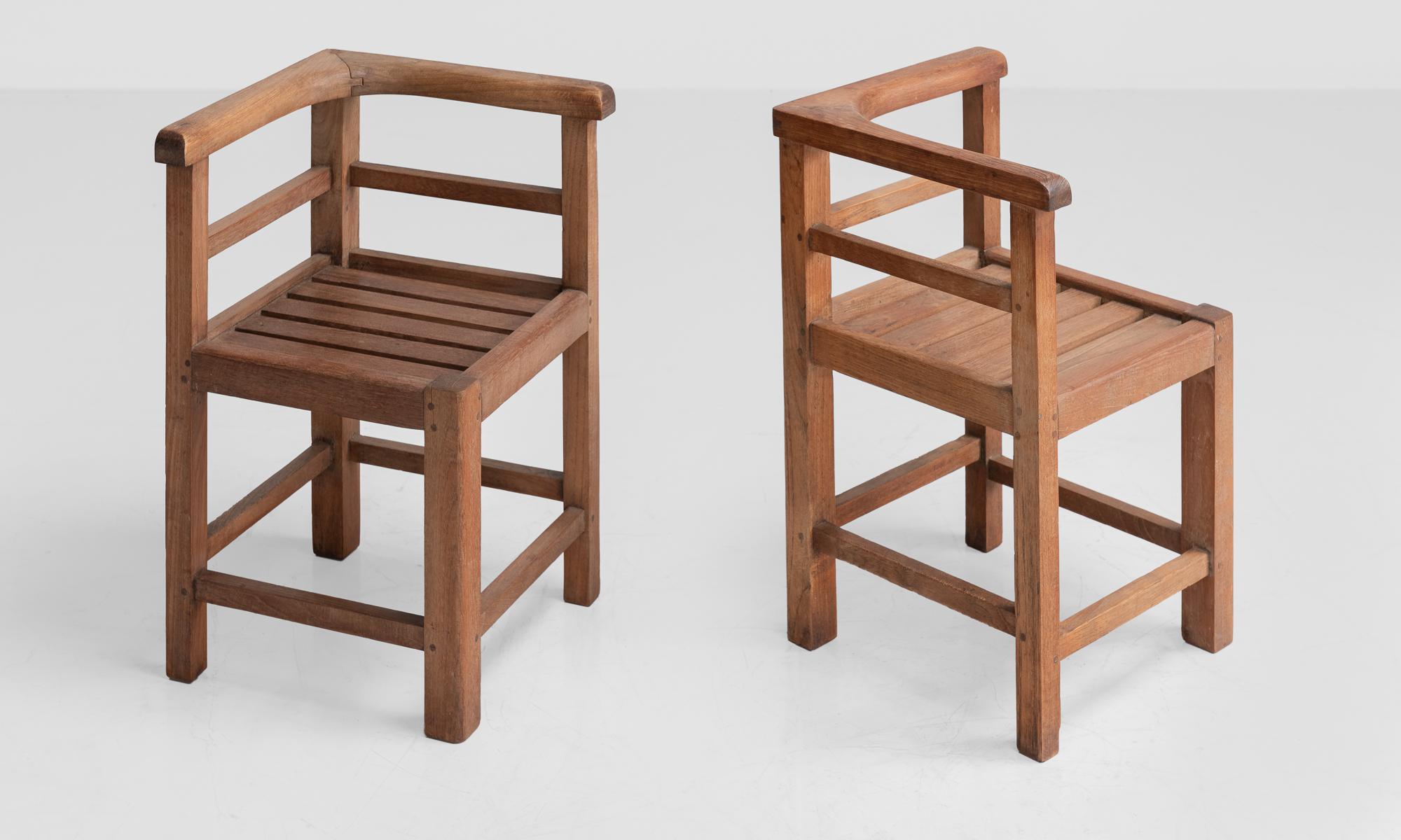 Heal's Teak Garden Set, circa 1930 1