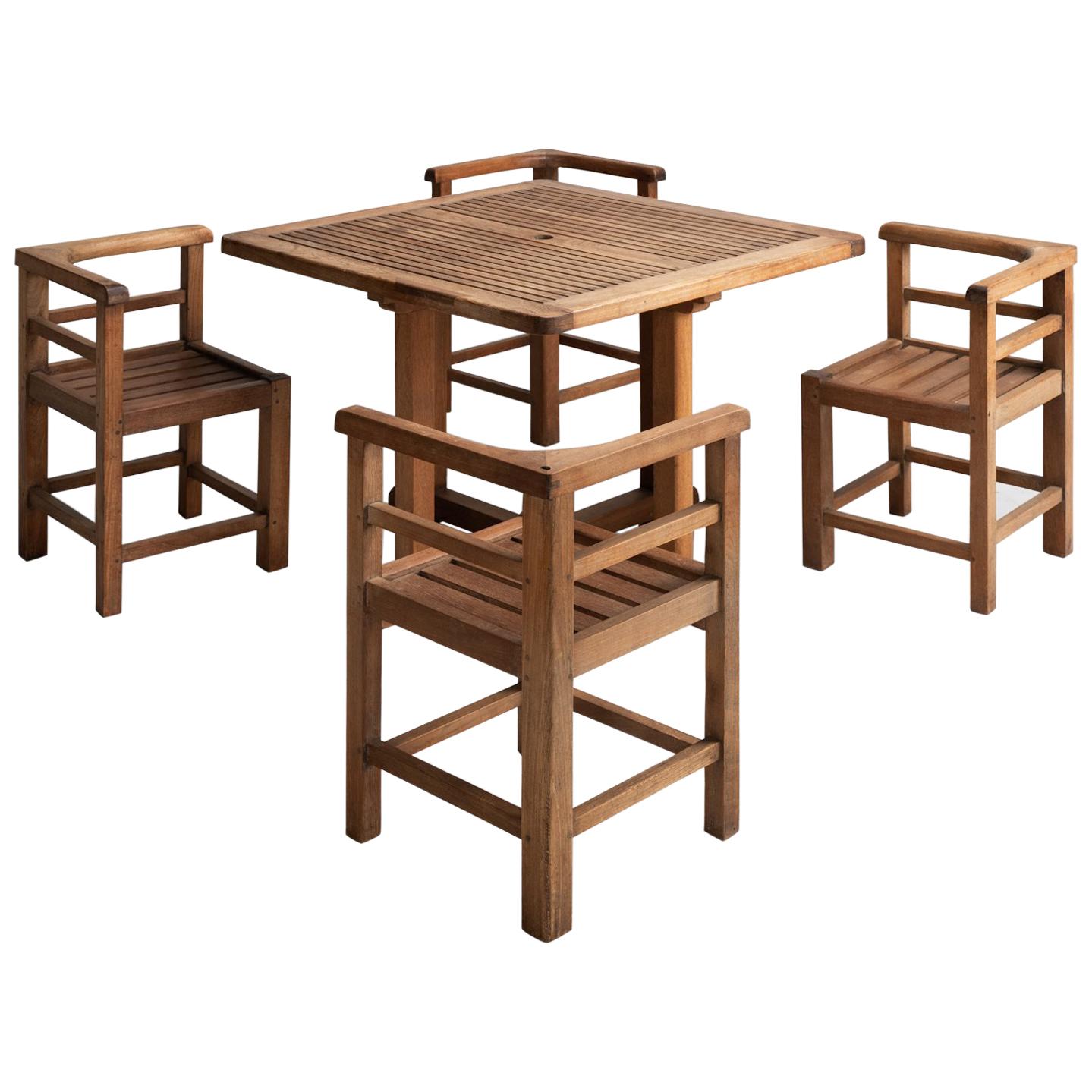 Heal's Teak Garden Set, circa 1930