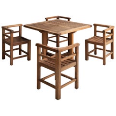 Heal's Teak Garden Set, circa 1930