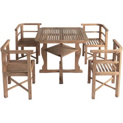 Heals Teak Garden Set, England, circa 1930