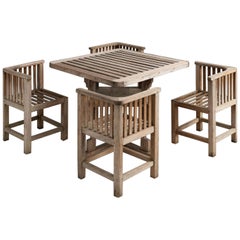 Heal's Teak Garden Set, England, circa 1930