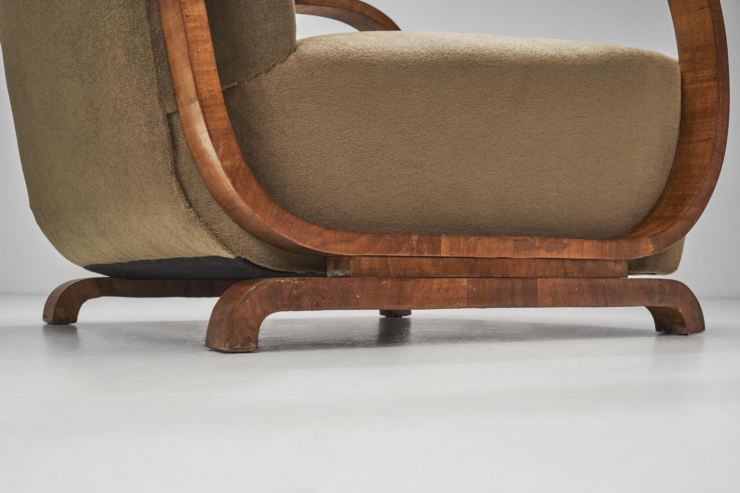 Heal's Upholstered Art Deco Armchairs, United Kingdom 1930s  ‎ 7