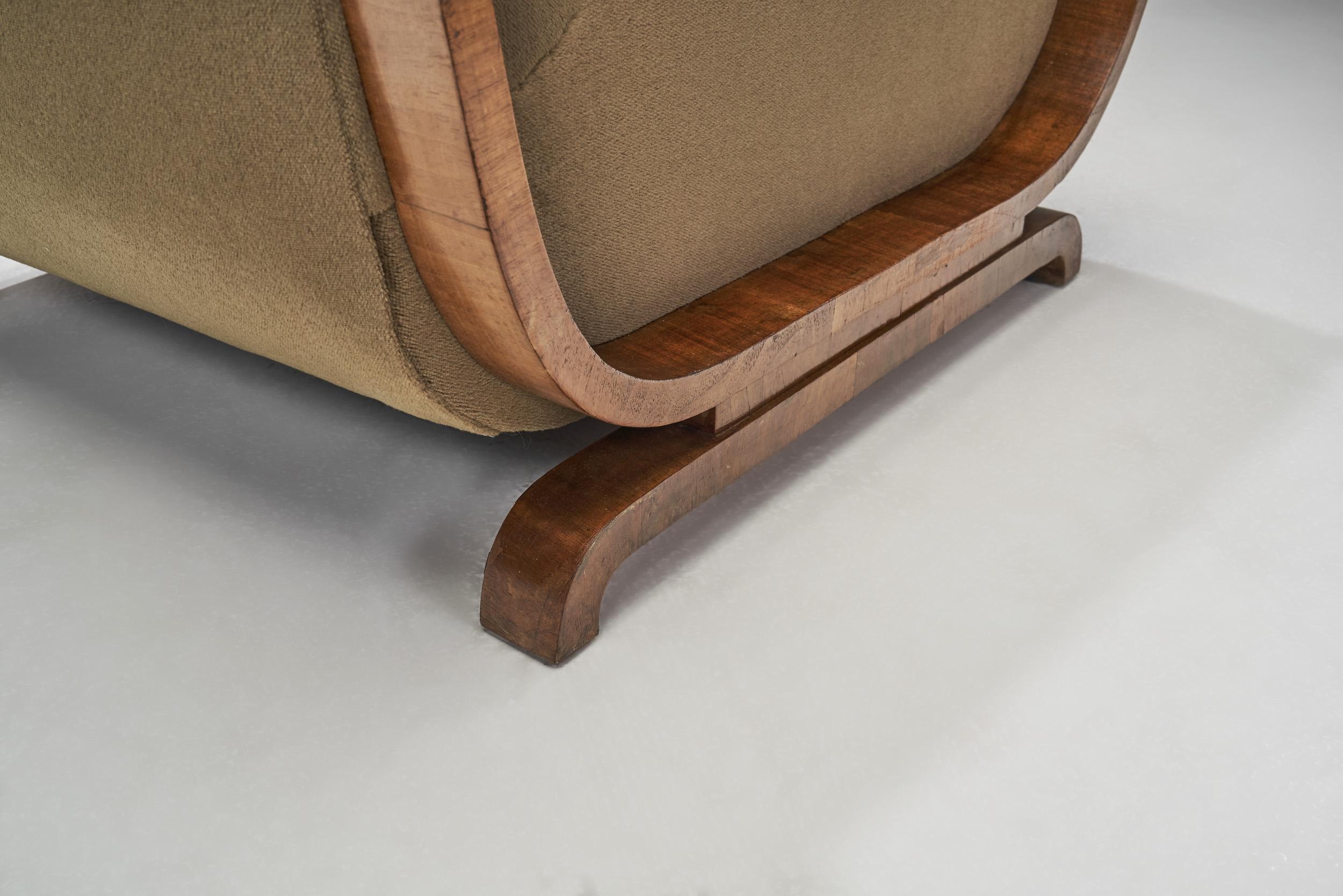 Heal's Upholstered Art Deco Armchairs, United Kingdom 1930s  ‎ 9