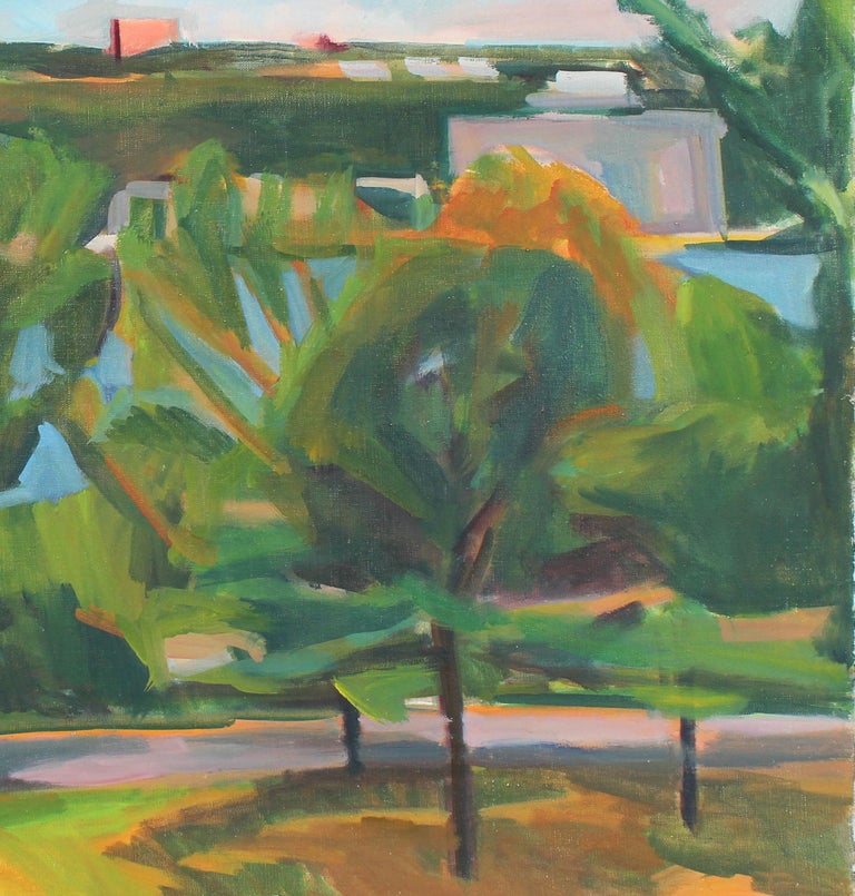 Hearne Pardee and Gina Werfel Sidewalk and Lake Impressionist