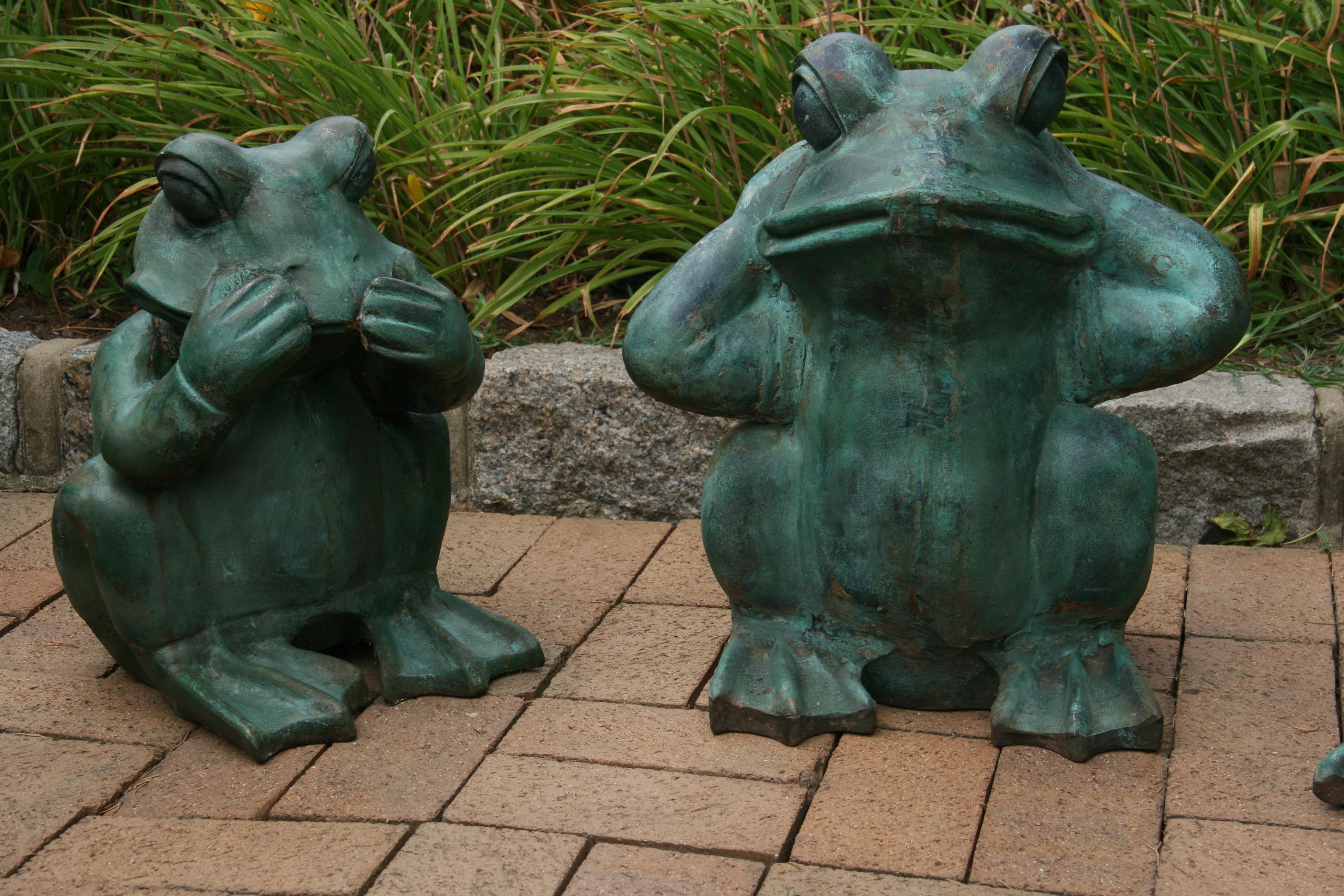 frog garden ornament range