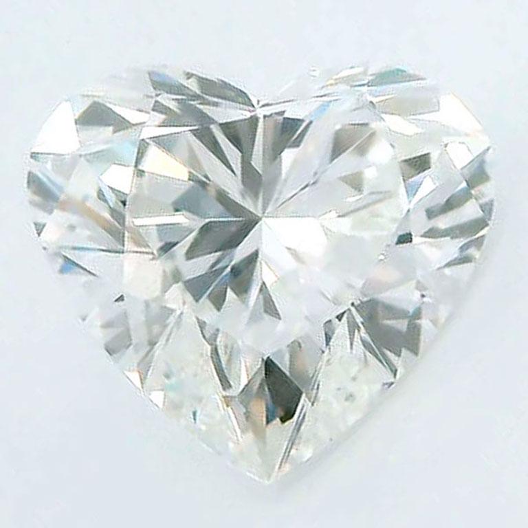 Heart Cut Heart 1 Carat Certified Loose Diamond - E SI2, GIA Certified