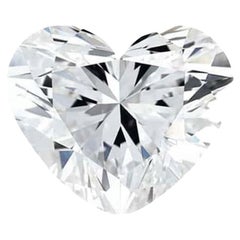 Heart 1 Carat Certified Loose Diamond - E SI2, GIA Certified