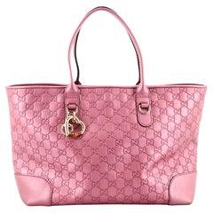 Heart Bit Open Tote Guccissima Leather