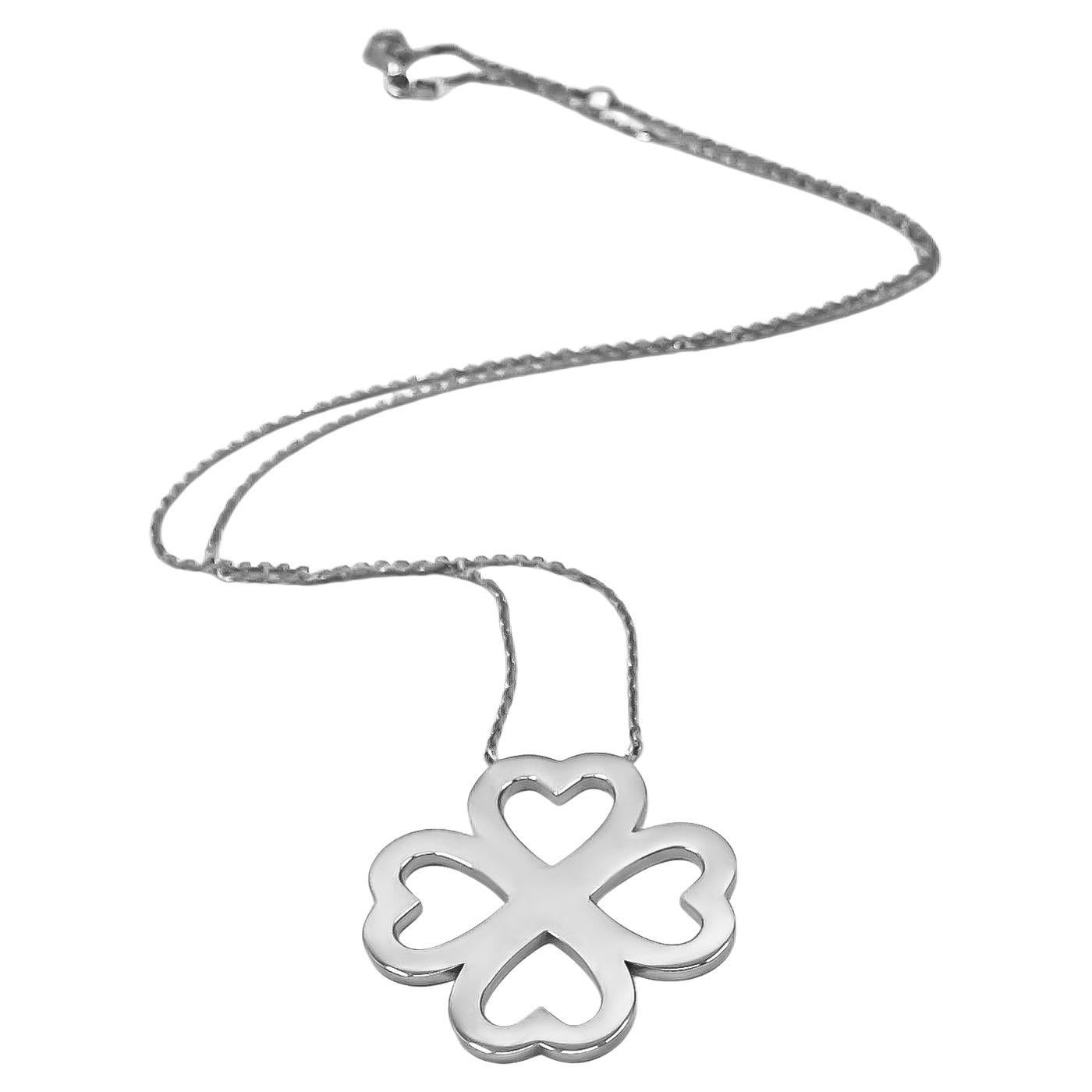 Edwardian Diamond Heart Pendant set in Platinum, with Chain For Sale at