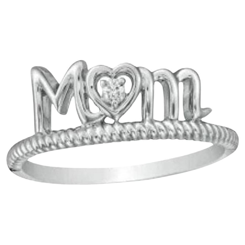 Heart Centered 14K Yellow Gold MOM Ring