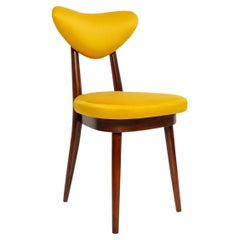 Silla Corazón en Dedar Gildo Amarillo de Vintola Studio, Asiento Tapizado en Madera de Haya