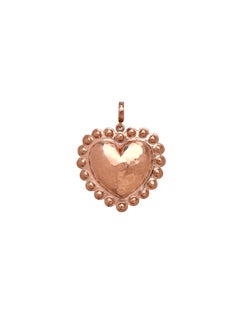 Heart Charm 18 Karat Yellow Gold