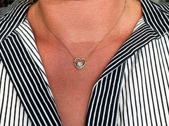 Heart Diamond Heart Necklace 14k Gold