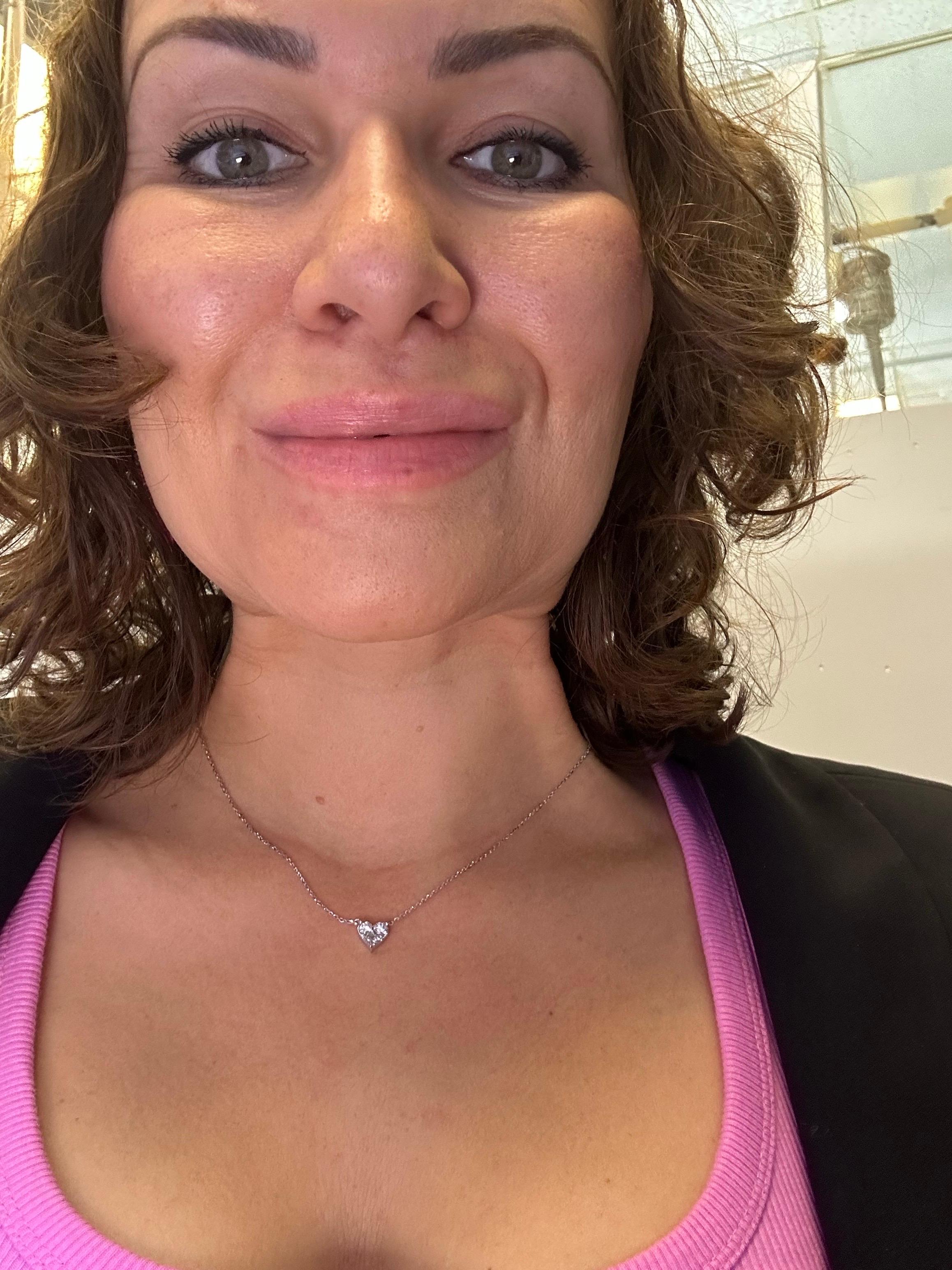 Collier pendentif diamant cœur or 18KT en vente 2