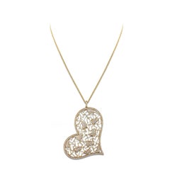 Heart Diamond Pendant Necklace