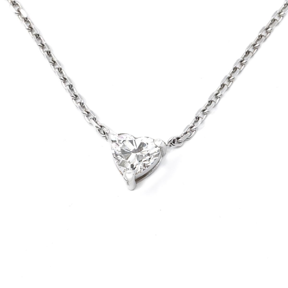 Solitaire en forme de cœur de diamant 0,34 carat Neuf - En vente à Los Angeles, CA