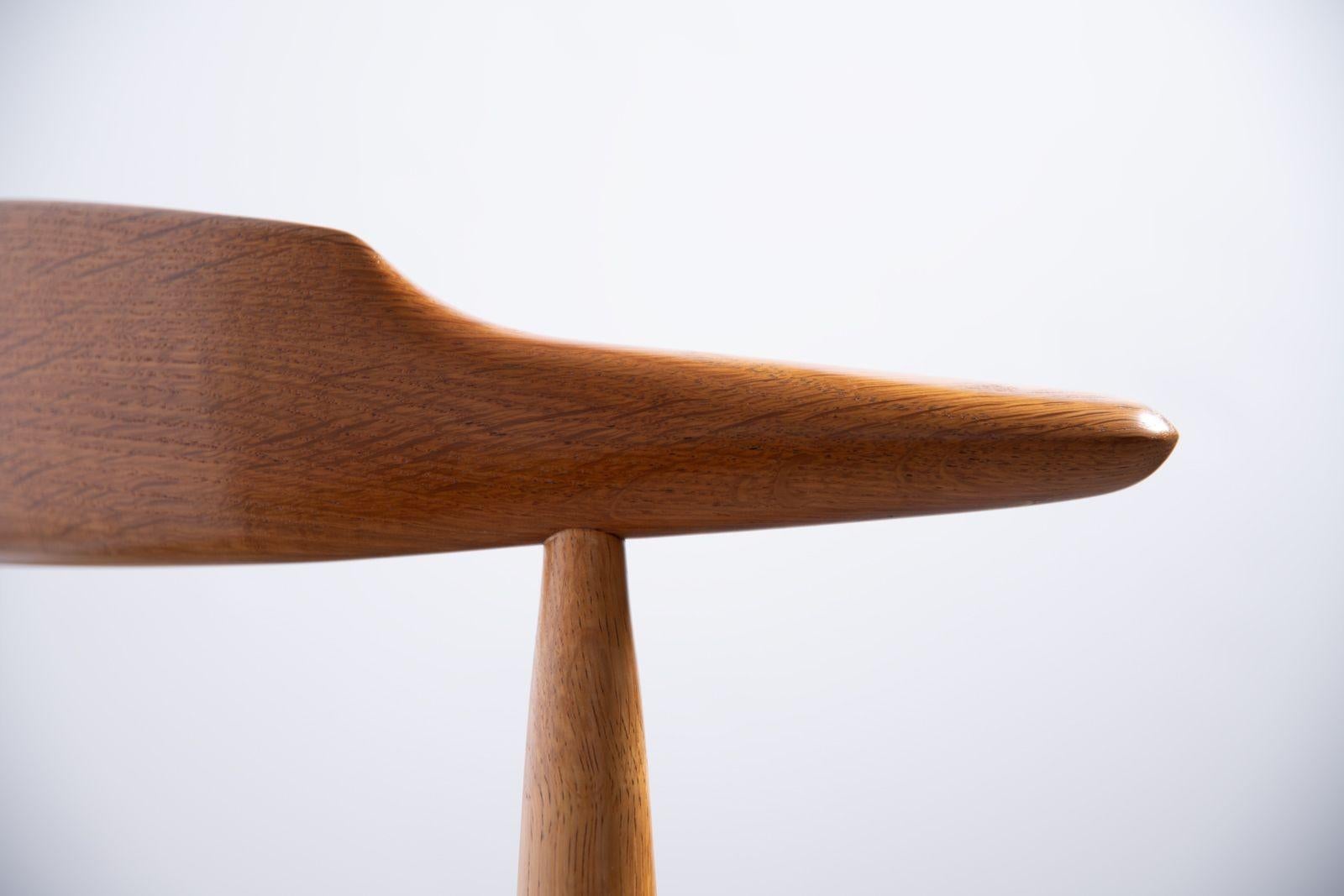 Heart Dining Chairs by Hans Wegner for Fritz Hansen For Sale 10