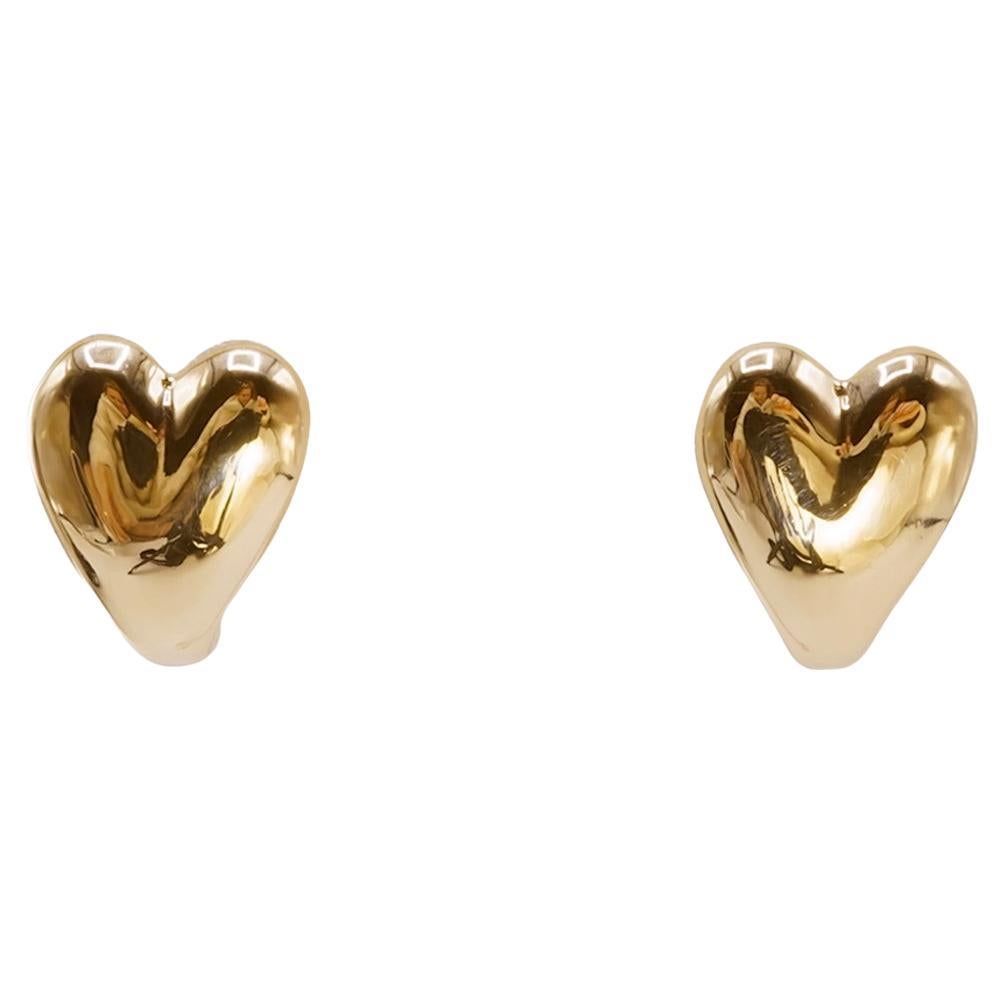 Orecchini A Cuore In Argento Sterling 925 - 5 Mm - Chiusura A Farfalla - Gioielli Donna Arranview