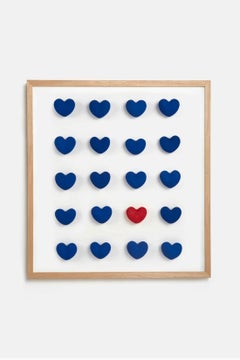 Heart Installation With Frame by Hatsu
