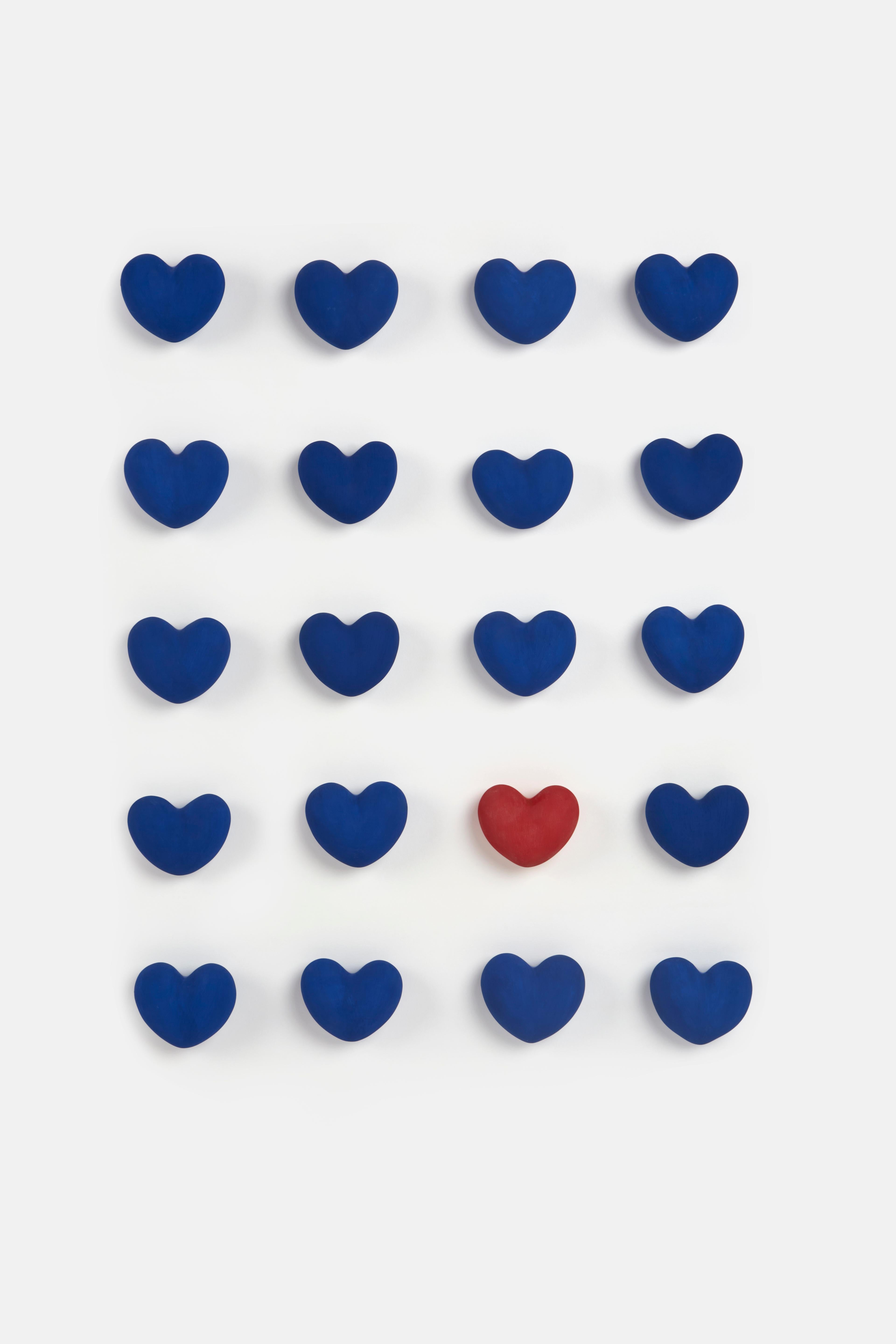 Moderne Installation Heart avec cadre par Hatsu en vente