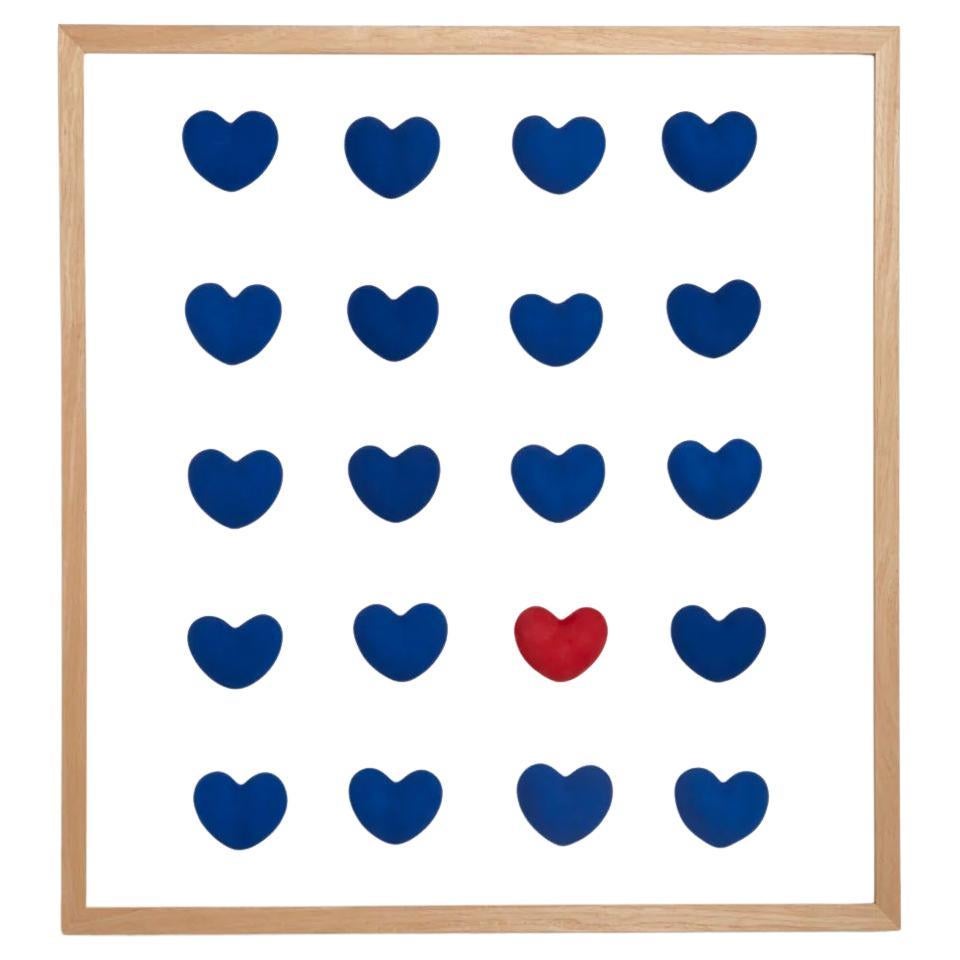 Heart Installation With Frame by Hatsu