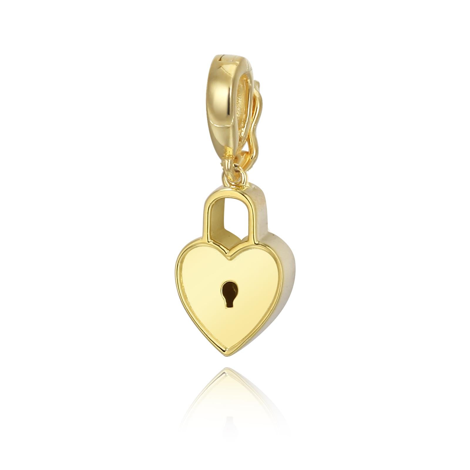 Heart Lock Pendant/Charm In New Condition For Sale In New York, NY