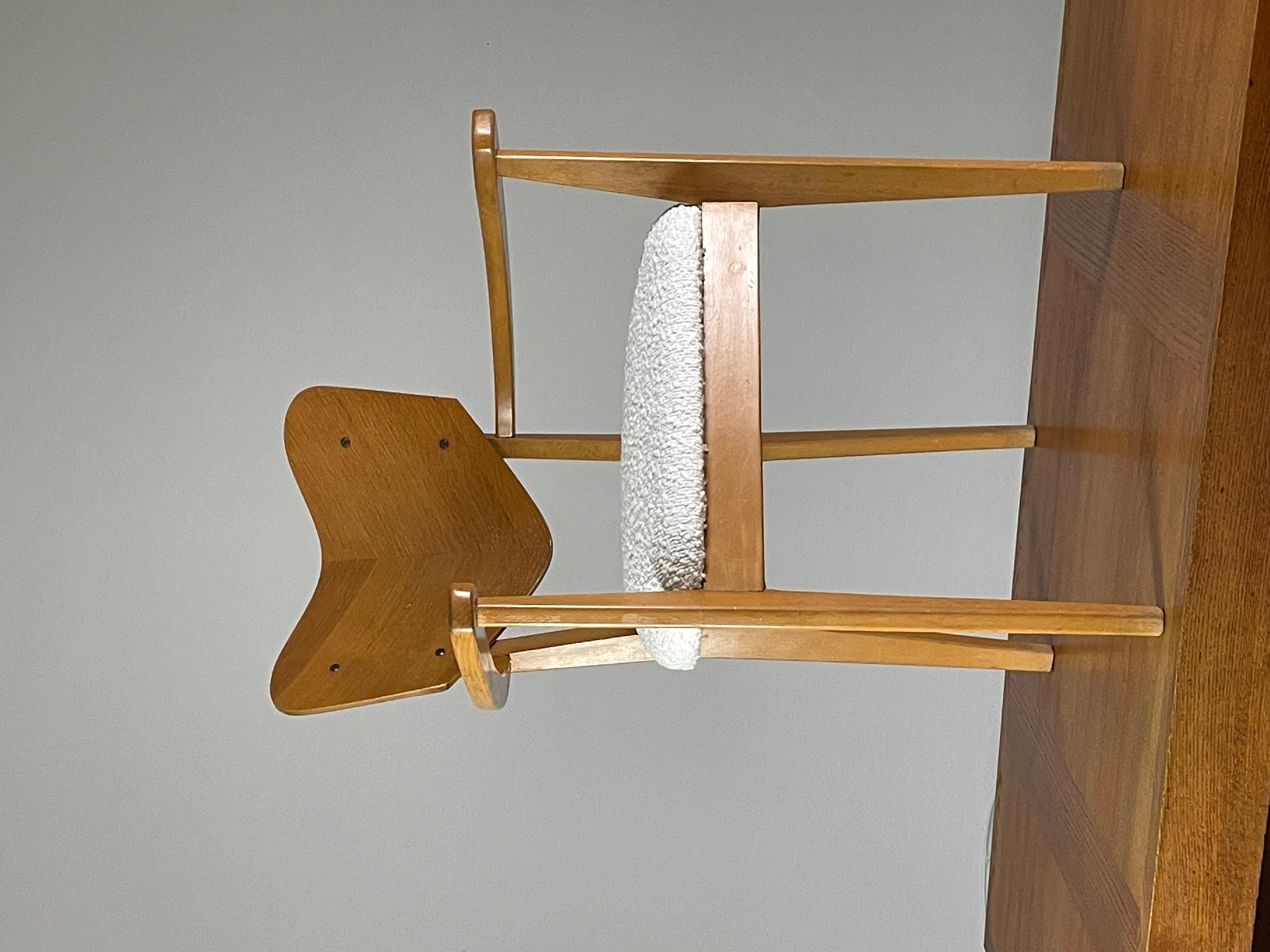 French Heart model armchair by René-Jean Caillette, France 1950 For Sale