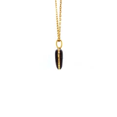 Heart Pendant Necklace Star 18k Yellow Gold Purple Enamel 2 Diamonds 0.03ct GVS