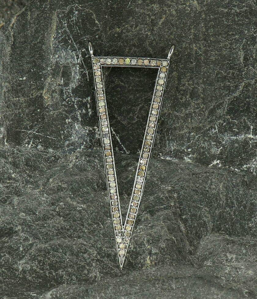 Pave Diamond Triangular Pendant 925 Silver Diamond Arrow Head Pendant Gift
Total Carat Weight
0.24 ct and Under
Metal Purity
925
Diamond Weight
0.72 Cts Approx
Material
Diamond, Sterling silver
Gross Weight
3.25 grams Approx
Main Stone
Diamond
Main