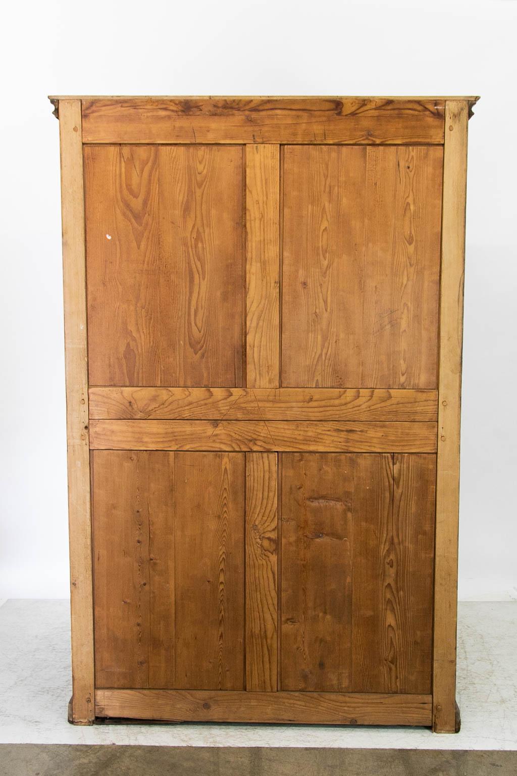Heart Pine Armoire For Sale 2