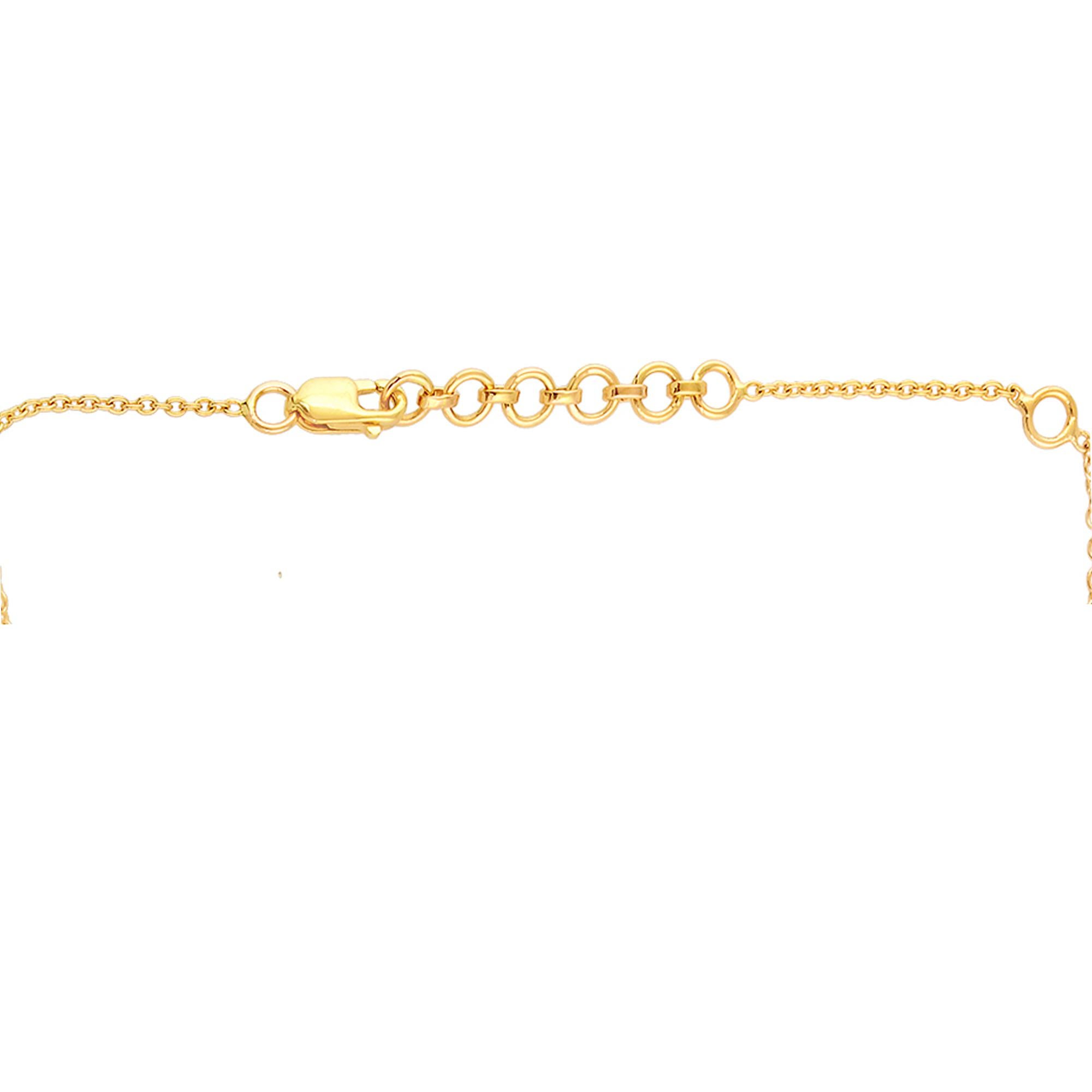 Modern Heart Pink Processed Gemstone Tennis Necklace Diamond 18k Rose Gold Jewelry